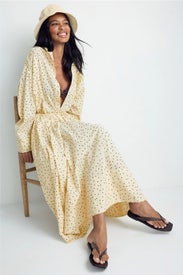 Pheo Polka Dot Printed Maxi Skirt by By Malene Birger