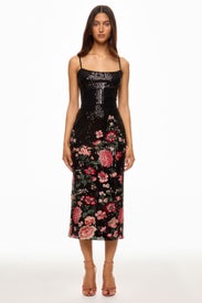 Shimmer Midi Dress by Marchesa Notte