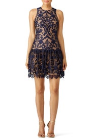 Midnight Lace Dress by ML Monique Lhuillier