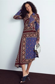 Long Sleeve Asymmetrical Skirt Dress by Rabanne