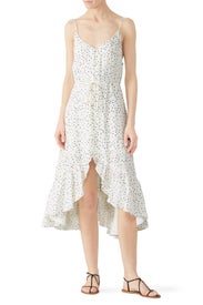 White Printed Frida Dress by Rails