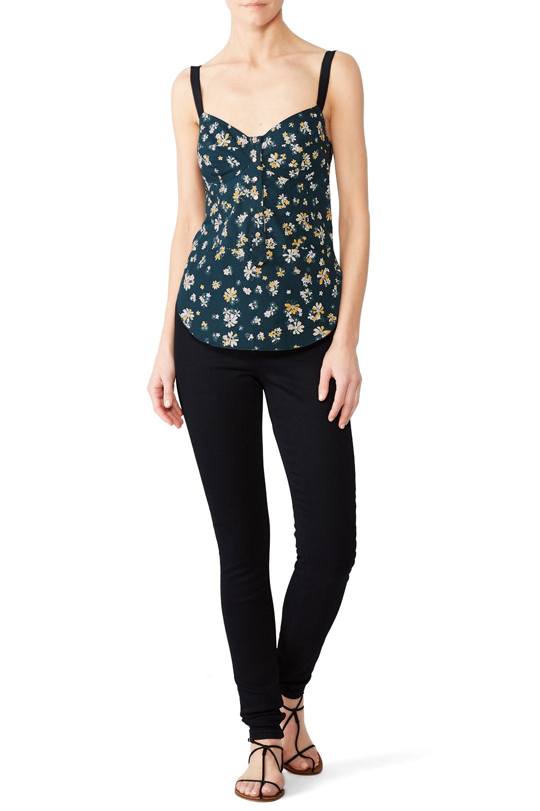 Green Floral Blouse by See by Chloé 0