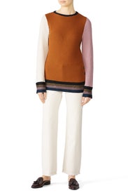 Almeria Button Side Sweater by Apiece Apart