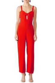 Red Hot Joelle Jumpsuit by Flynn Skye