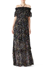 Loma Floral Maxi Dress by Rebecca Minkoff