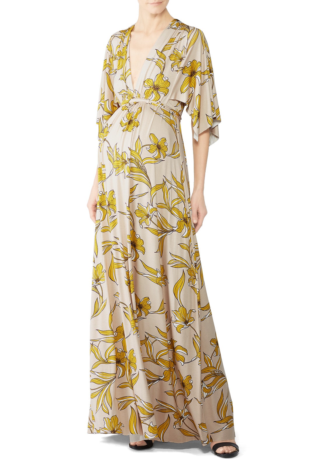 Floral Caftan Maternity Dress by Rachel Pally 0