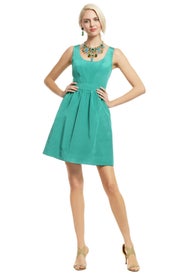 Teal Pearl of Wisdom Dress by Shoshanna
