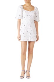 White Dina Dress by Saylor