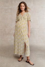 Kitty Blow Sleeve Maternity Midi Dress by Seraphine