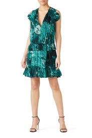 Mixed Ruffle Dress by Victoria Victoria Beckham