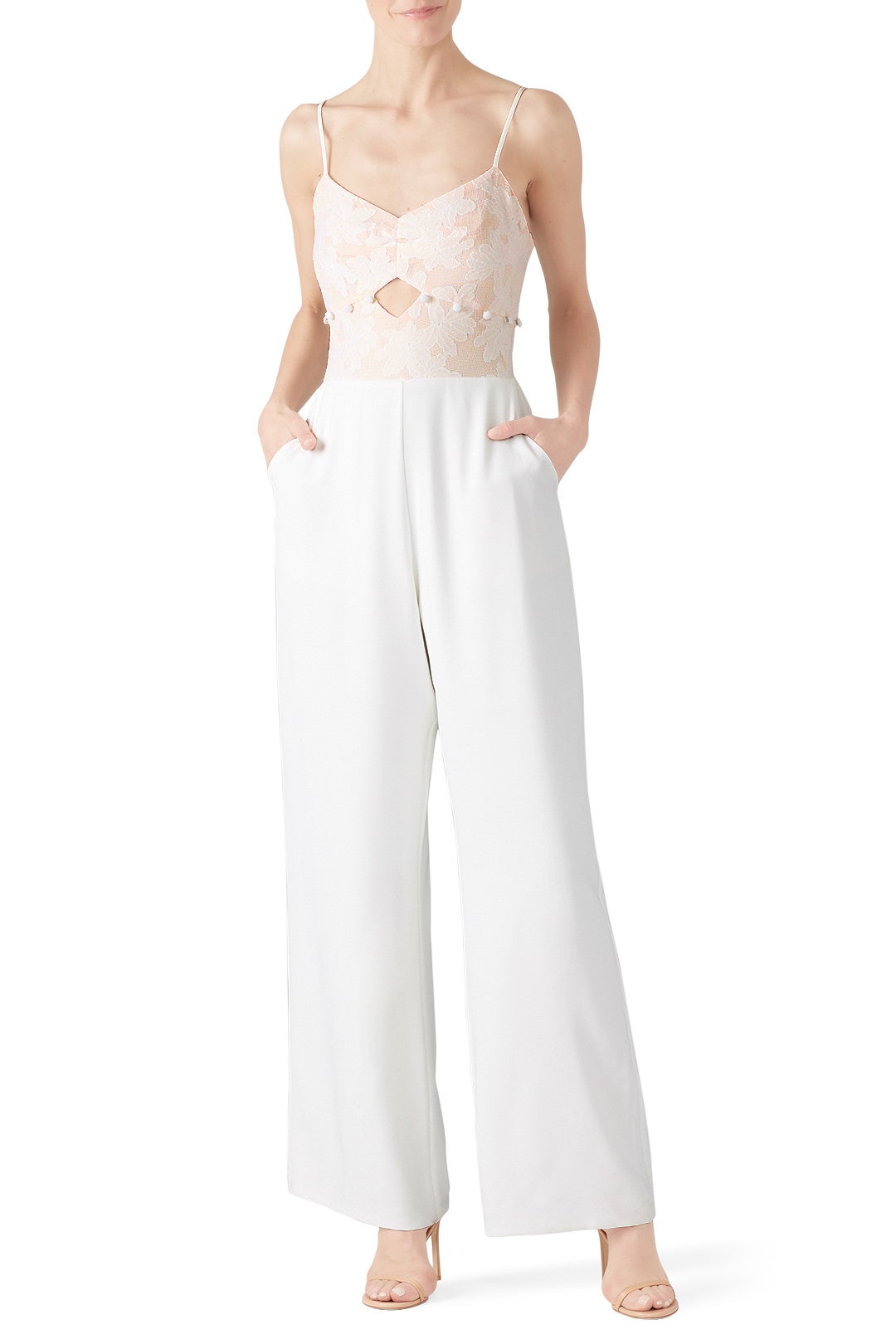 Elyse Woven Jumpsuit by Adelyn Rae 0