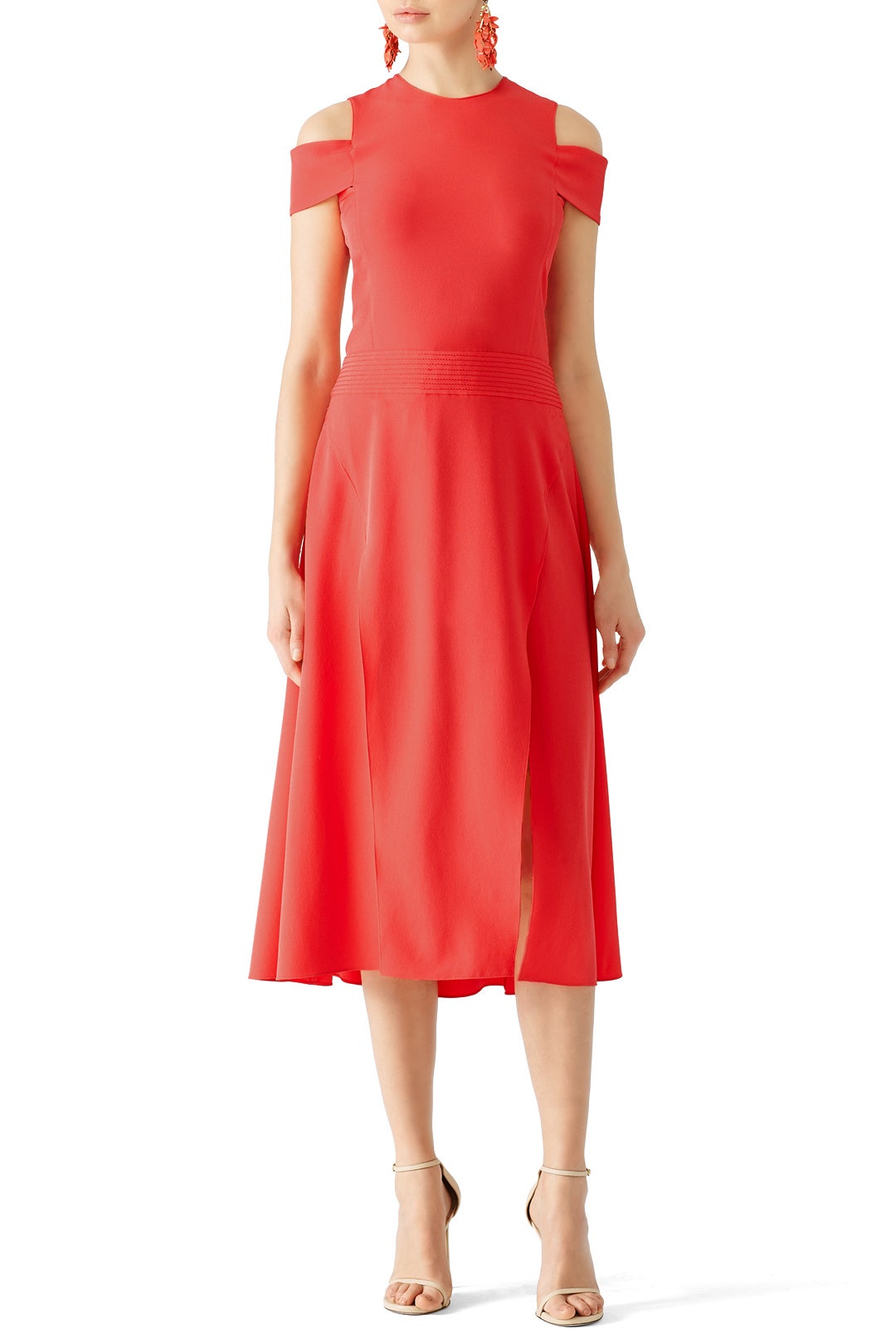 Poppy Cold Shoulder Dress by HALSTON 0