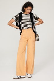 Orange Cargo Pants by Hudson