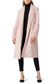 Blush Wool Coat by Hutch