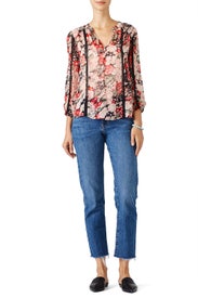 Eber Silk Blouse by Joie