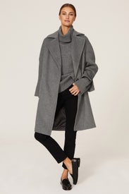 Grey Cocoon Coat by KF/KaufmanFranco x RTR