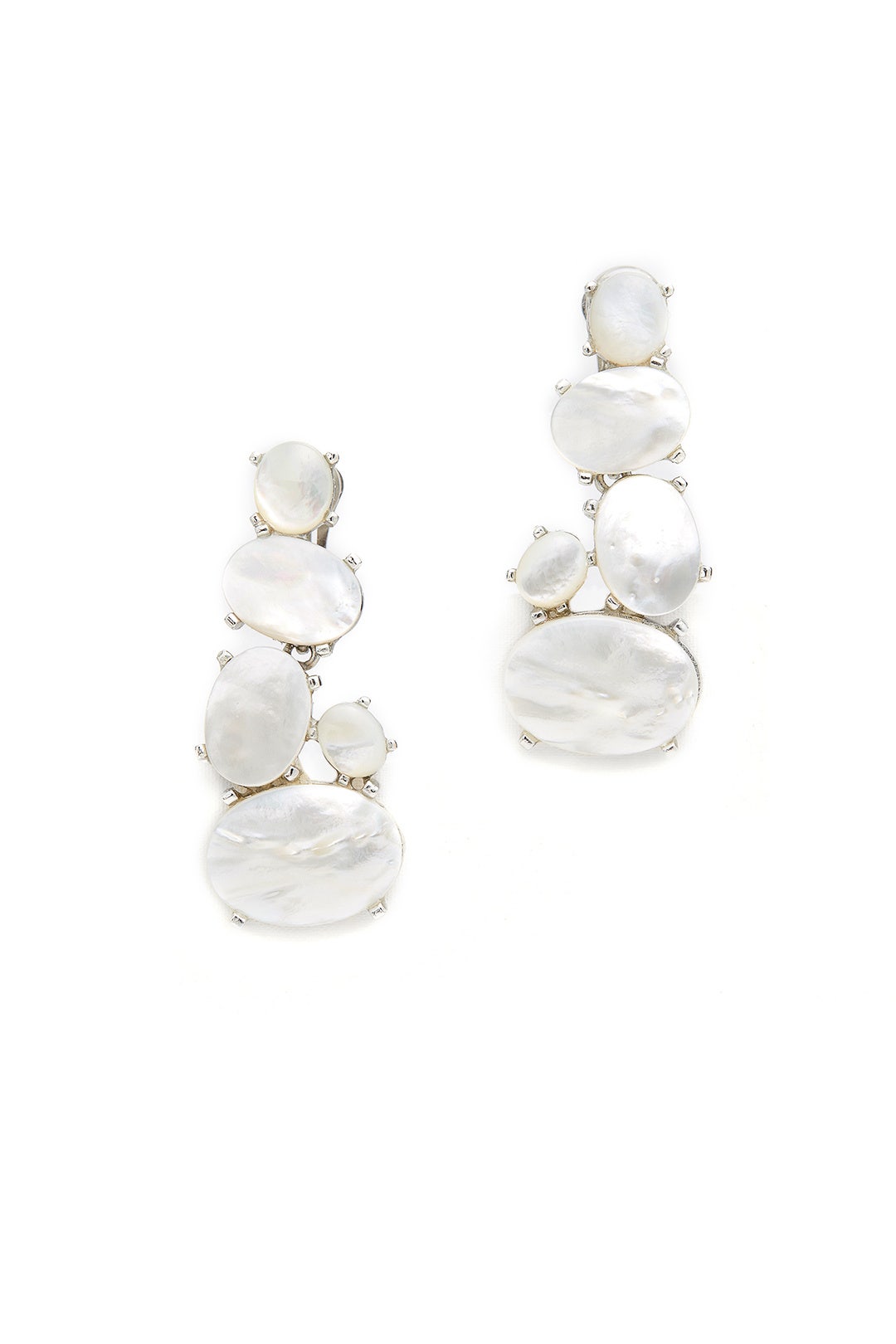 Mother of Pearl Drop Earrings by Kenneth Jay Lane 1