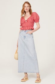 Gingham Top by Louna