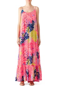 Tenley Pink Printed Maxi by Lilly Pulitzer