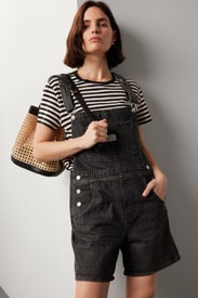 Vintage Black Denim Shortall by Levi's