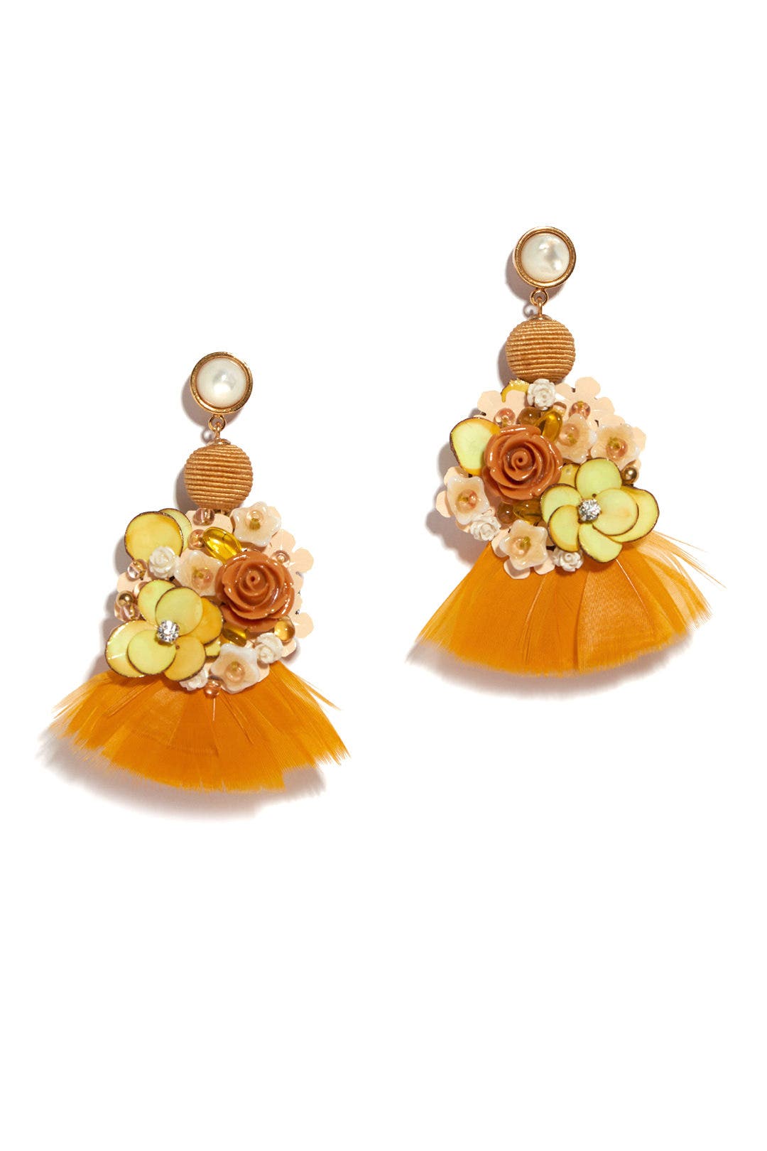 French Marigold Earrings by Lizzie Fortunato