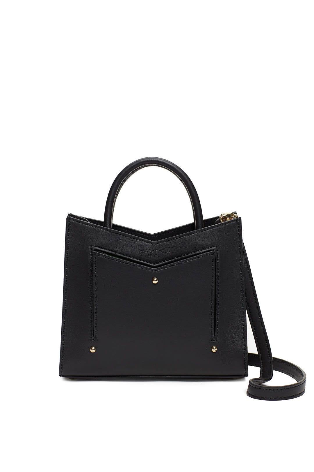 Black Rainbow Plisse Toy Tote by Sara Battaglia 0