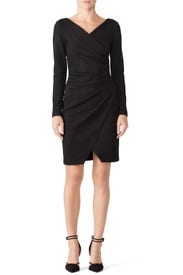 Black Ruched Sheath by Slate & Willow