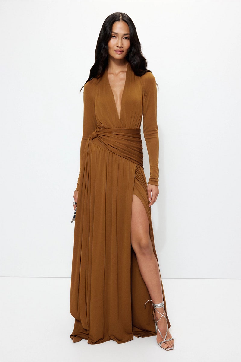 Wedding Guest Brown Dresses