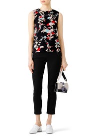 Walden Black Sleeveless Top by Diane von Furstenberg