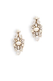 Clear Telepathic Earrings by Erickson Beamon