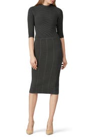 Ottoman Knit Dress by Emporio Armani