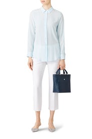 Blue Essential Button Down by Equipment