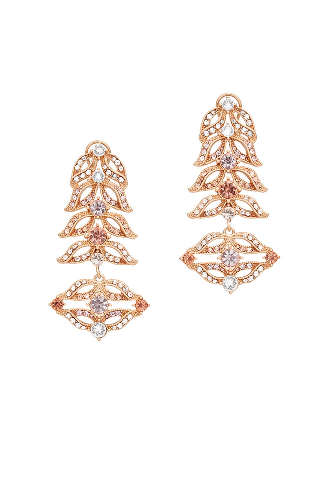 Gold Rococo Statement Earrings by Lulu Frost