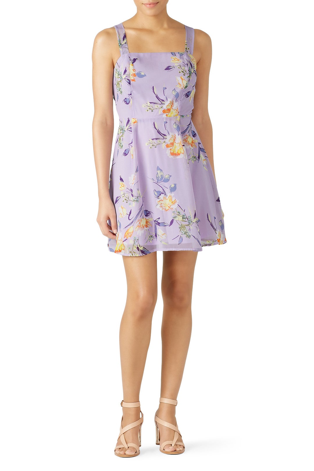 Floral Tie Back Dress by Louna 0