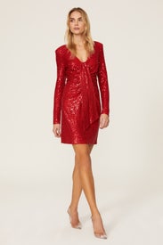 Sequin Drape Dress by One33 Social