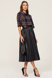 Plaid Kailee Top by Trina Turk