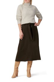 Textured Saddle Sleeve Turtleneck by VINCE.