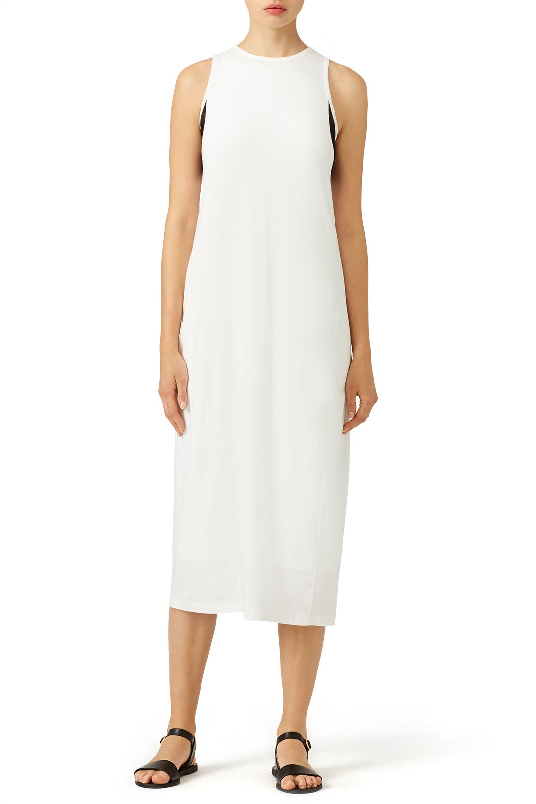 White Swift Tank Dress by ALALA 0