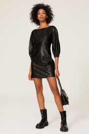 Sae Faux Leather Dress by ba&sh