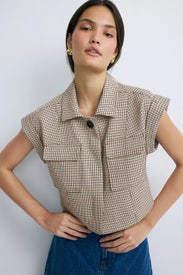 Utility Short Sleeve Jacket by Derek Lam 10 Crosby x RTR
