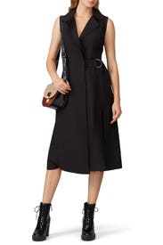 Black Belted Midi Dress by Jason Wu x RTR