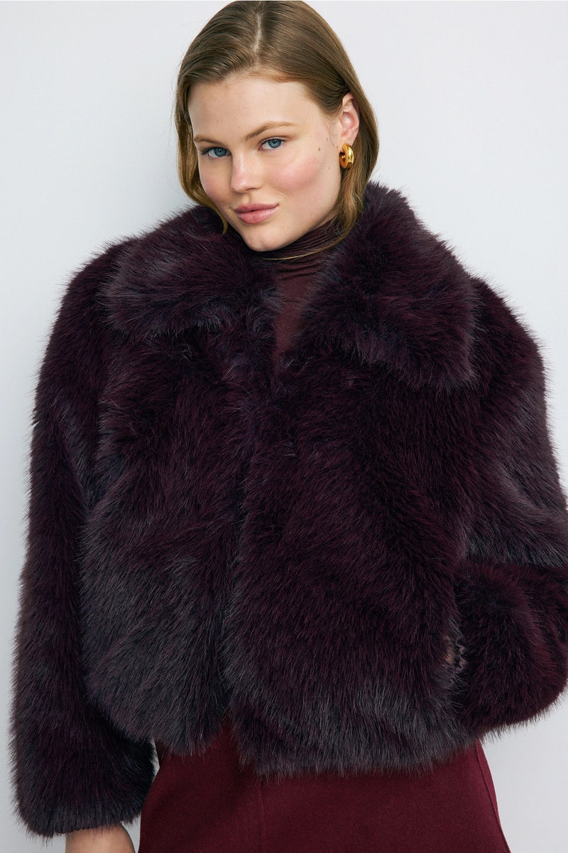 Faux Fur Jacket by kate spade new york