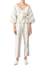 Libby Wrap Top by Mara Hoffman