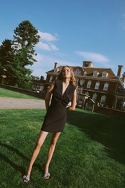 Mini Dress With Bow Detail by Sandro