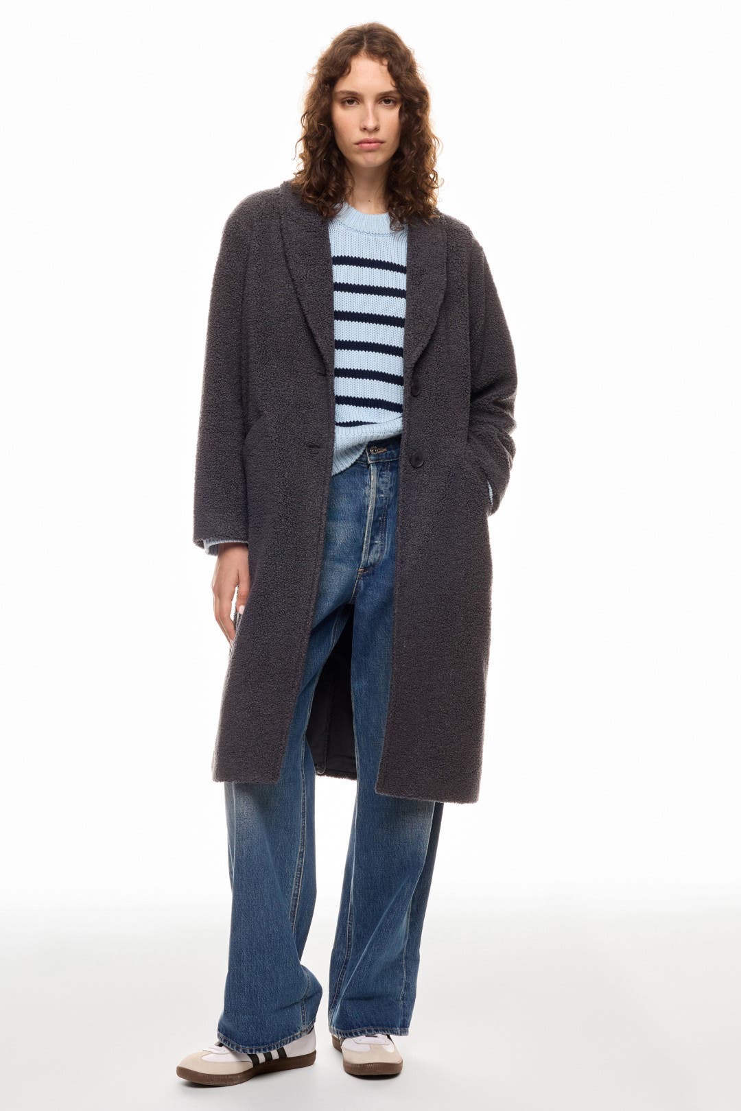 Retro Herringbone Oversized Coat by NVLT | Rent the Runway