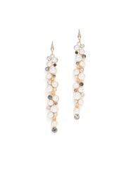 Linear Pearl Earrings by Slate & Willow Accessories