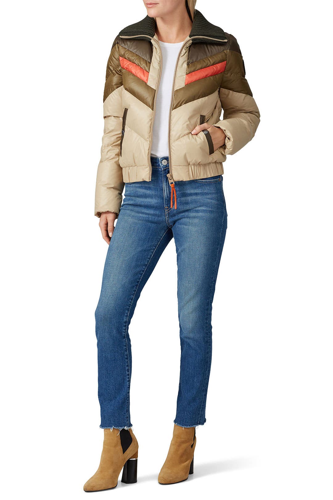 Military Green Ski Jacket by Coach | Rent the Runway