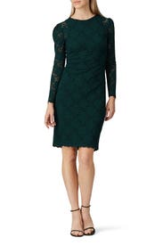 Dextara Puff Sleeve Dress by Lauren Ralph Lauren