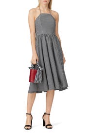 Halter Neck Fit and Flare Dress by Slate & Willow