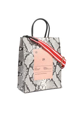 Small Snake Ping Tote By No 21 Handbags For 420 The Small Snake Ping Tote By No 21